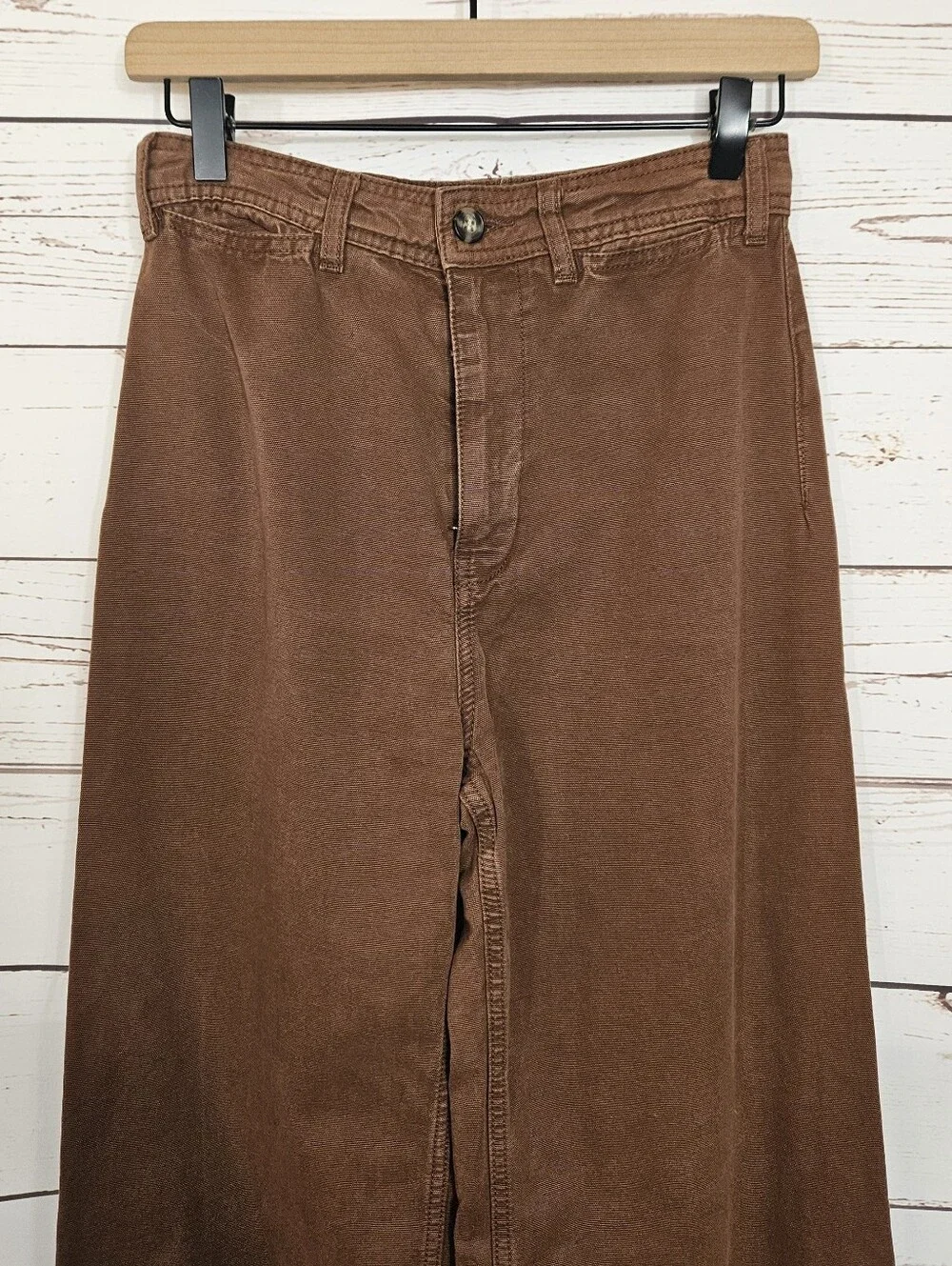 Free People | We The Free | Patti Brown Wide Leg Crop High Waist Pant